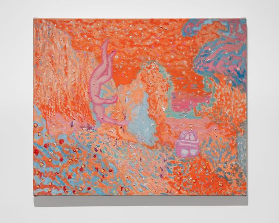 Lovers by Robby Bennett contemporary artwork Painting