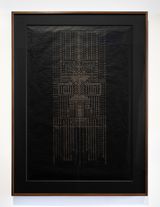 Pitch Prieta Path by Amina Ahmed contemporary artwork drawing painting