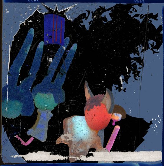 Sad Days from the series Revisiting Fear by Tamara K. E. contemporary artwork Print