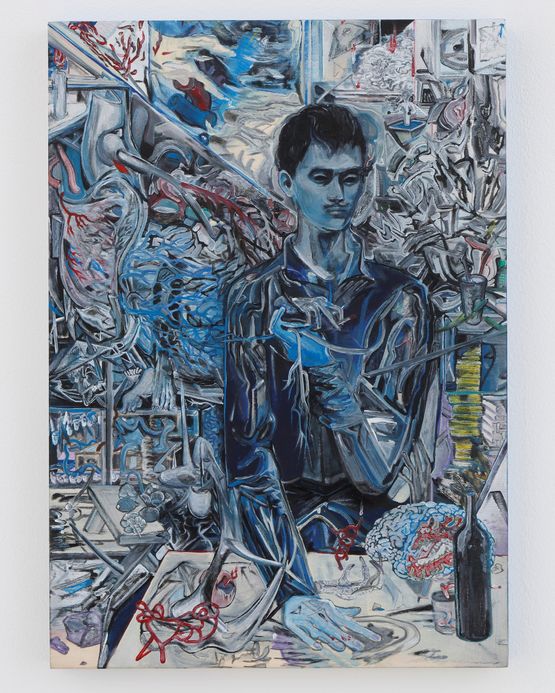 Untitled breakfast by Ataru Sato contemporary artwork Painting