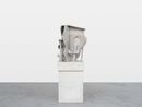 Wooden structure head edition of 3 2AP this is 13 by Thomas Houseago contemporary artwork Sculpture