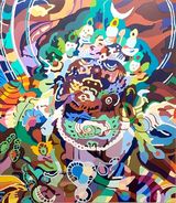 Interacting with Zero Dimensions No.1 Washing Over You by Zheng Guogu contemporary artwork painting
