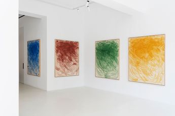 Contemporary art exhibition Aythamy Armas Artist Soiree Temperature at Alzueta Gallery Turo Spain