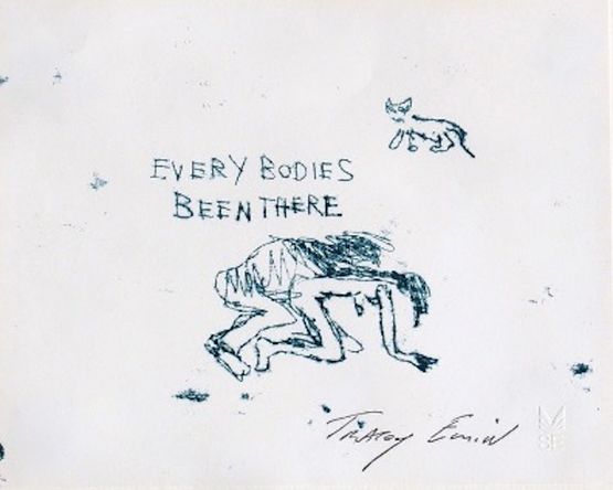 Everybodies Been There by Tracey Emin contemporary artwork Print