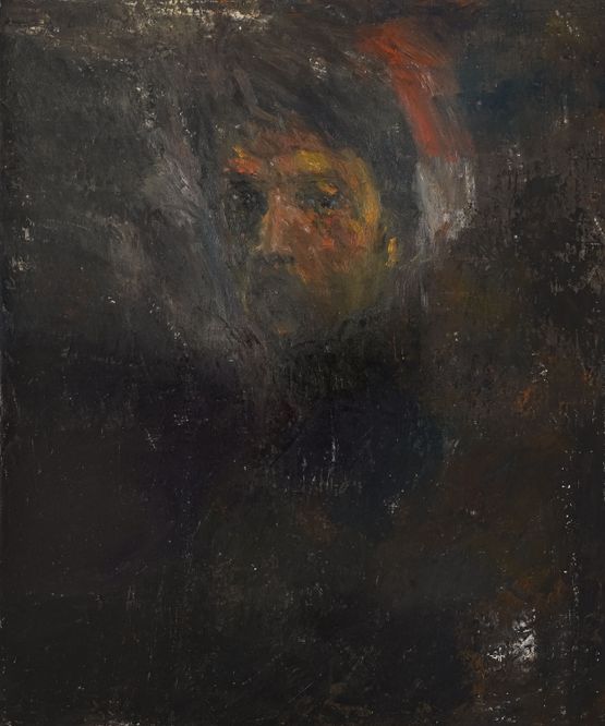 Draw your face to erase the land and vice versa 3 by Buen Calubayan contemporary artwork Painting