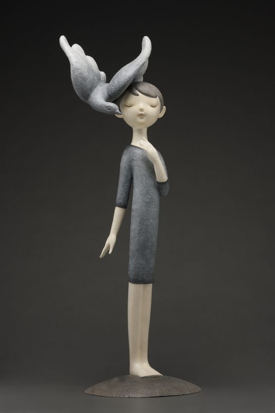 Hearing the Cloud by Li Wei  Liu Zhiyin contemporary artwork Sculpture