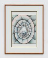 Anatolian Egg Temple by Faith Wilding contemporary artwork works on paper
