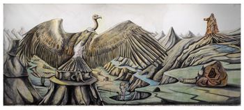 The Relic of Our Time by Prabhakar Pachpute contemporary artwork painting