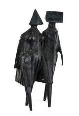 Maquette VII Walking Couple by Lynn Chadwick contemporary artwork sculpture