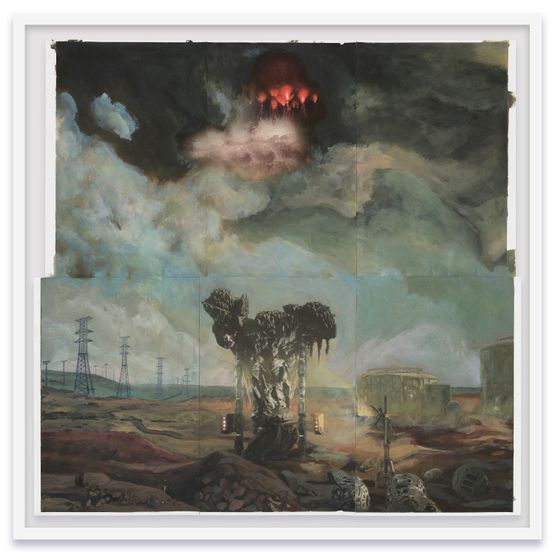 From the series The End of Imagination by Adrian Villar Rojas contemporary artwork Painting