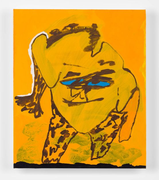 no neck all eyes by Tom Polo contemporary artwork Painting