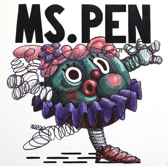 MS PEN by Sebastian Chaumeton contemporary artwork Painting