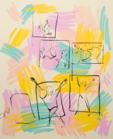 The Light Show by Tala Madani contemporary artwork painting works on paper