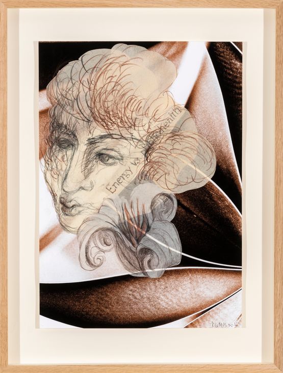 Collage drawings 1 by Kalliopi Lemos contemporary artwork Painting