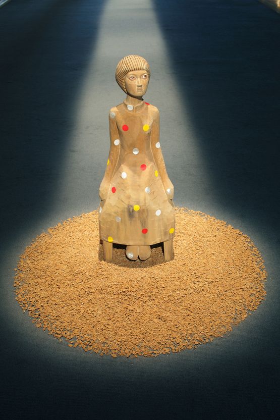 Tensen Girl by Tanada Koji contemporary artwork Sculpture