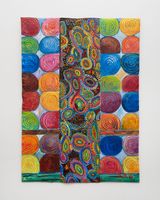 Rainbow Door by Pacita Abad contemporary artwork painting