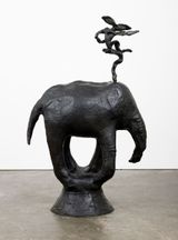 Baby Elephant by Barry Flanagan contemporary artwork sculpture