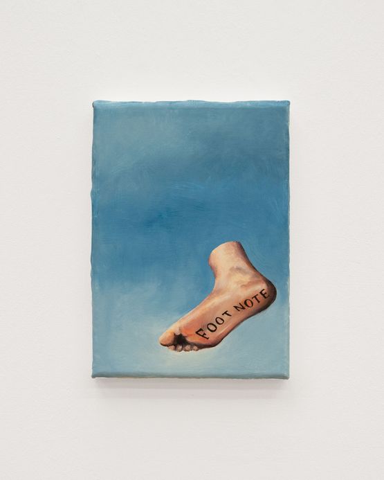 Footnote by Fiona Banner Aka The Vanity Press contemporary artwork Painting