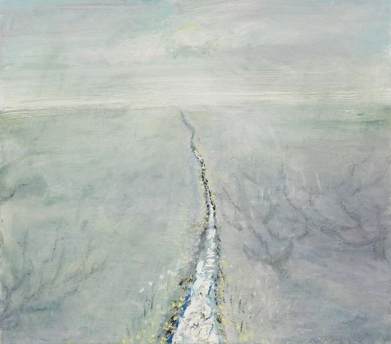 The Streams Path to the Sea by Celia Paul contemporary artwork Painting