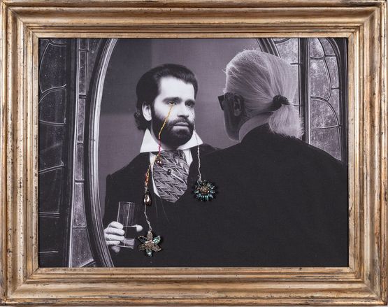 KARL GOES TO MEMPHIS BE GENTLE WITH ME by Francesco Vezzoli contemporary artwork Print