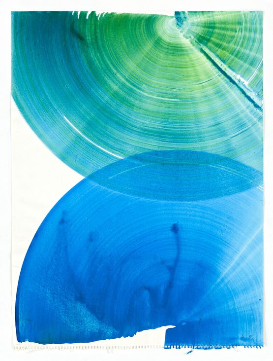 Untitled Wasserzeichnung  Water drawing by Heidi Bucher contemporary artwork Painting