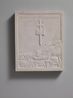 Irony n. The Unwanted Shadow by Ian Hamilton Finlay contemporary artwork Sculpture