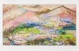 Outsider by Kim Booker contemporary artwork painting works on paper