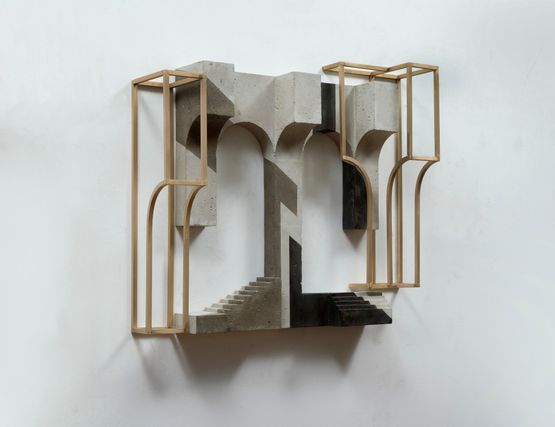 Arbitrary Spaces 5 by Rathin Barman contemporary artwork Drawing