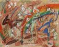 Incense_rainbow by Woo Min Jung contemporary artwork Painting