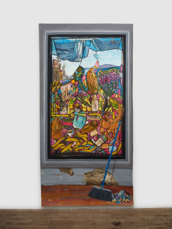The Windows Edge by Paula Wilson contemporary artwork Painting