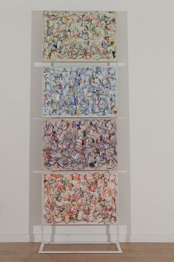 Archivo con cuatro pinturas by Enrique Brinkmann contemporary artwork Painting