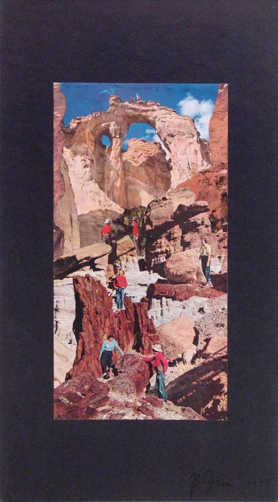 Western Scene 2 by Barry Gerson contemporary artwork Mixed Media