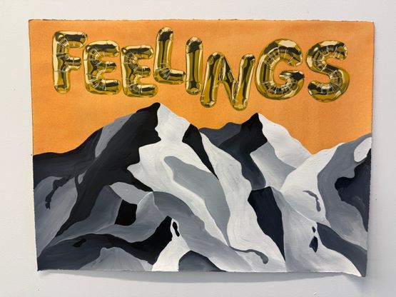 Feelings by Joel Mesler contemporary artwork Works on Paper