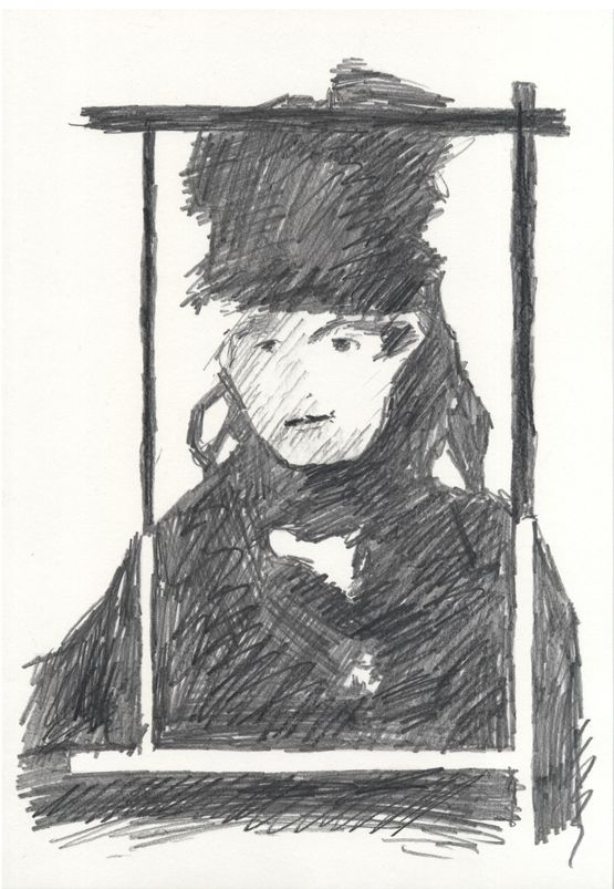 B.M. from the series Icons by Heribert Ottersbach contemporary artwork Painting
