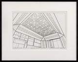 Labyrinthe 4 Decke fast isotrop by Georg Nees contemporary artwork print