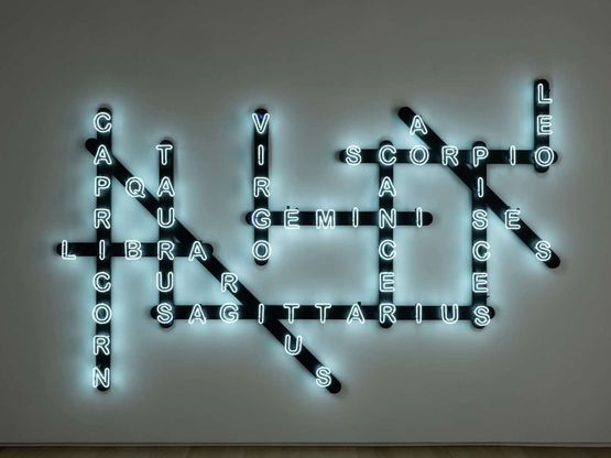 The Milky Way by Ivan Navarro contemporary artwork Sculpture