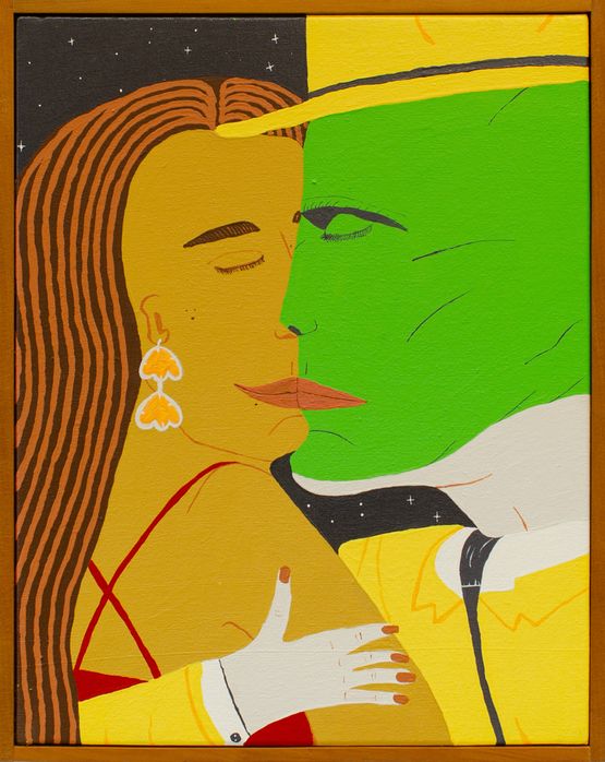 The Mask by Claudia Kogachi contemporary artwork Painting