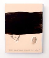 The Darkness is not the sky by Lee Kit contemporary artwork drawing mixed media painting