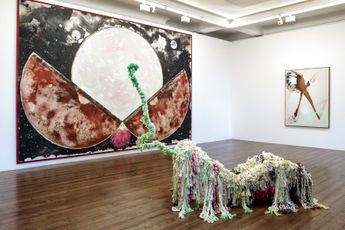 Contemporary art exhibition Lucy Dodd Miss Mars at Spruth Magers London United Kingdom