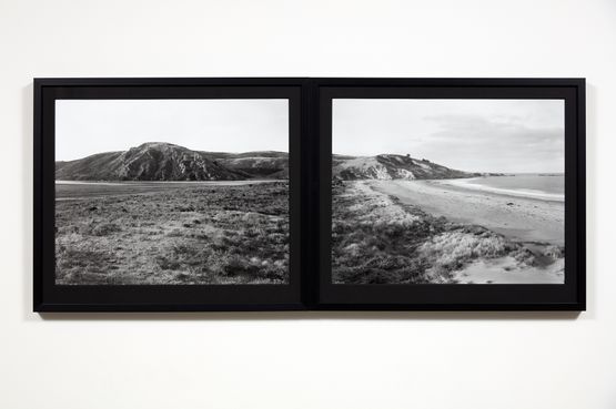 1993. Waihemo Hapua. Shag River Mouth. Moa Hunter Site. by Areta Wilkinson  Mark Adams contemporary artwork Photography