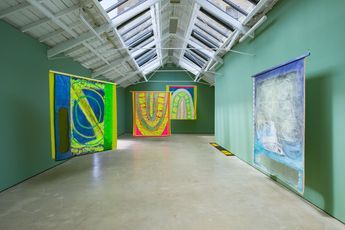 Contemporary art exhibition Lisa Alvarado Spiral Yellow at The Modern Institute Osborne Street United Kingdom