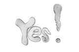 YES by Rob Wynne contemporary artwork sculpture