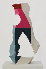 I never wanted to lean more heavily on a man than a bird ... Telemagenta and Incarnadine by Nick Hornby contemporary artwork sculpture