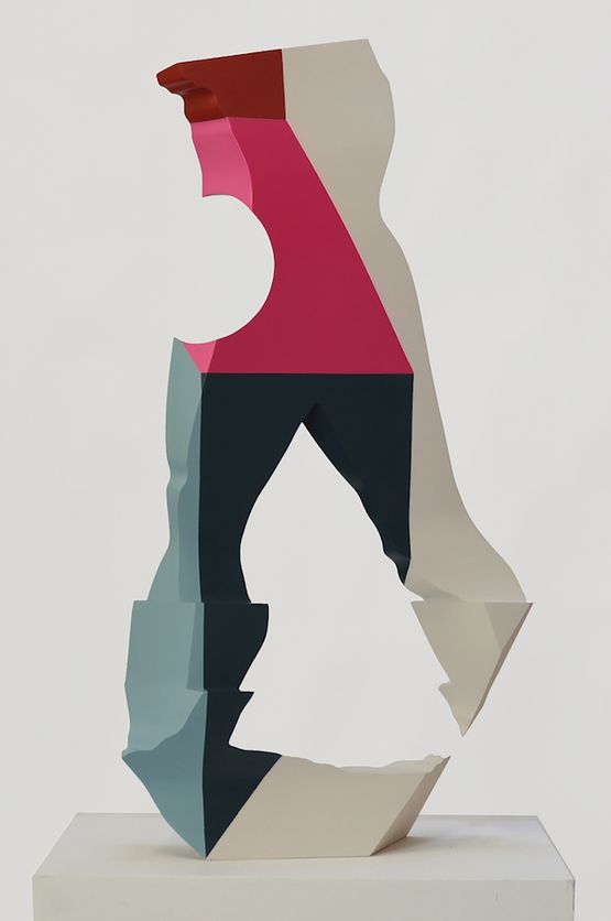 I never wanted to lean more heavily on a man than a bird ... Telemagenta and Incarnadine by Nick Hornby contemporary artwork Sculpture