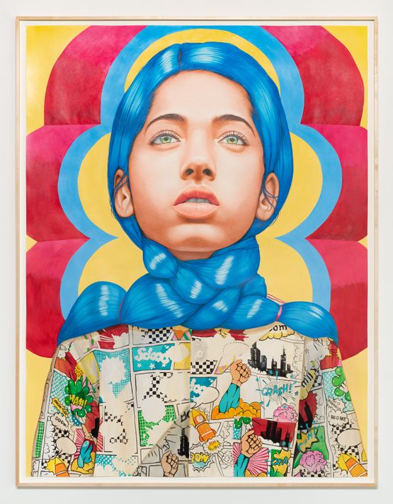 Yasmin by Angeles Agrela contemporary artwork Painting