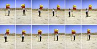 Photographs with a Flag by Mohammed Kazem contemporary artwork Photography