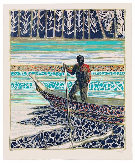 Sailish Fisherman by Billy Childish contemporary artwork Print
