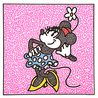 Disney Doodles - Minnie Mouse by Mr Doodle contemporary artwork Print