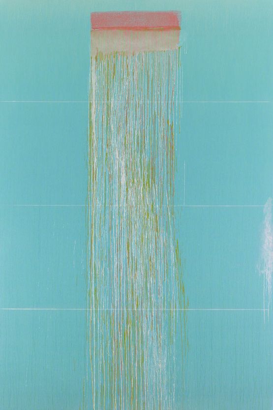 Painted Rain 3 by Pat Steir contemporary artwork Painting