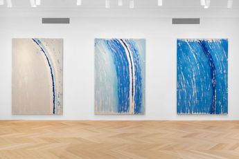 Contemporary art exhibition Gunther Uecker Arc of Light at Levy Gorvy Dayan New York United States